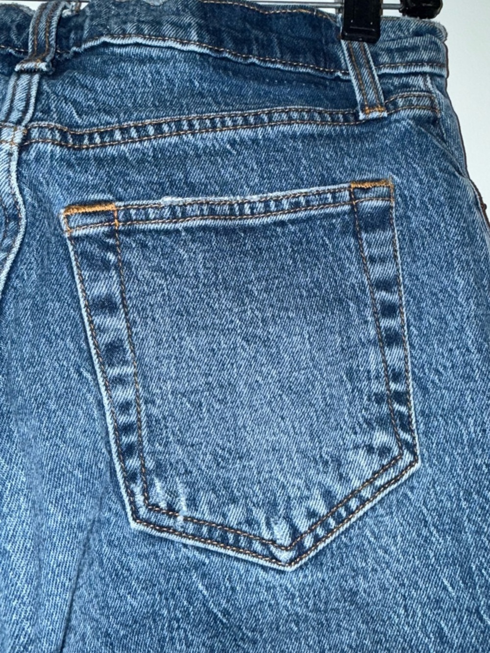 Abercrombie & Fitch Straight-Leg Blue Denim Jeans - Picture 4 of 5
